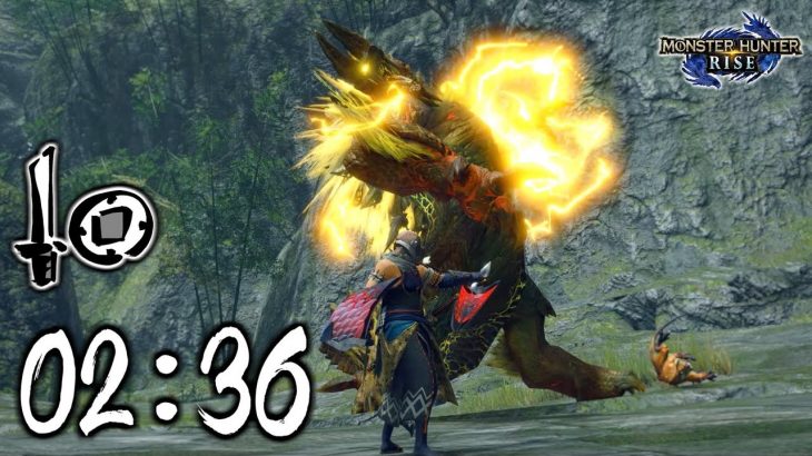 片手剣を愛し腕を磨き続けた者の末路… ヌシ・ジンオウガ 02:36 火事場【MHRise PC】