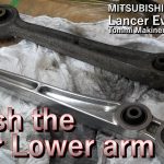 【磨き】ランサーエボリューション アルミロアアーム 22年と12万ｋｍ