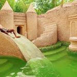 Built The Top Underground Temple Water Slide House