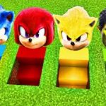 I Found SONIC and KNUCKLES and SUPER SONIC and HULK UNDERGROUND HOUSE in Minecraft !