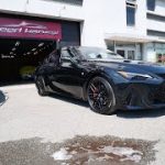 レクサスIS300 F-SPORTS 3BA-ASE30 グラファイトブラックガラスフレーク磨き&ハイモースコートザ・ネオ（超撥水）施工/スピード関西