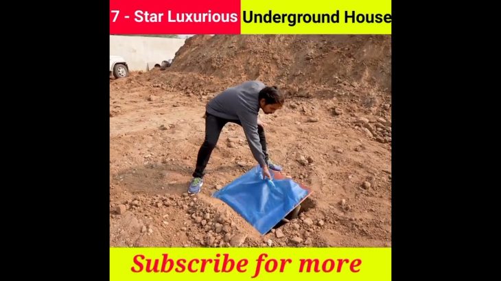 Luxurious Underground House ?Experiment By @MR. INDIAN HACKER@Crazy XYZ @MrBeast #shorts #short