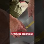 マスキングテープのテクニック　Masking tape　#shorts#car#Maintenance