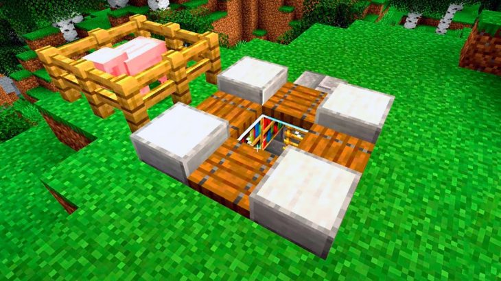 Minecraft 3×3 House Tutorial ? How to Build a UnderGround House ~ Smallest Minecraft House Ideas #8