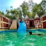 My Vacation Building Unique Underground House, Swimming Pool With Water Slide Park Full Update