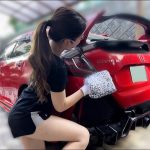 【Tershine/ターシャイン】洗いやすさ抜群！拭きあげ一発！ボディへのタッチ回数が減らせる車に優しい洗車グッズ紹介！【洗車女子・手洗い洗車】ホンダ　シビックタイプR FK8