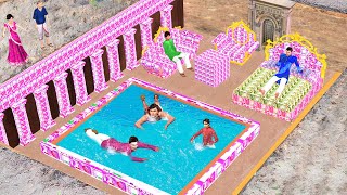 भूमिगत घर Underground Secret Money House Swimming Pool Comedy Video Hindi Kahaniya New Comedy Video