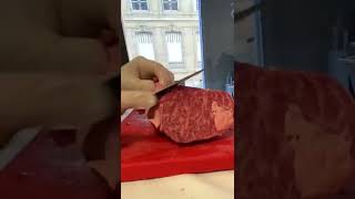 【肉磨き】和牛肩ロース/Wagyu Chuck eye roll #shorts #wagyu