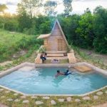 We Build The Most Incredible Millionaire Swimming Pool Around Bamboo Villa