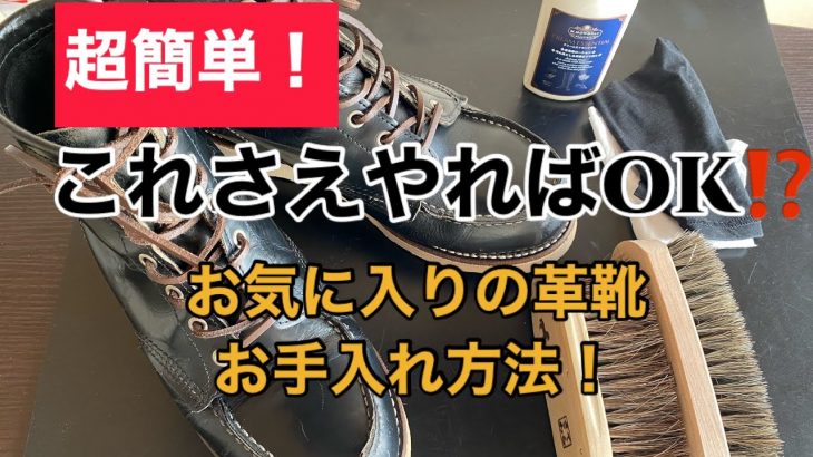 これさえやっておけば完璧?! ササッと愛靴磨き　#靴磨き #革靴 #革靴お手入れ