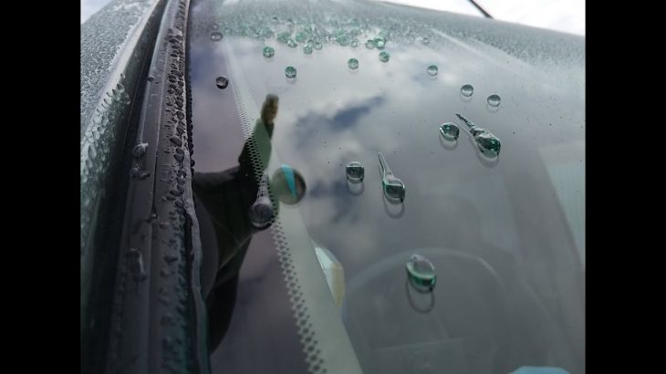 車のフロントガラス　合わせガラスと強化ガラスでは磨き方が違います。