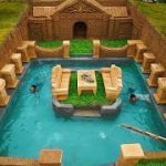 100 Days Building Modern Underground Million Dollar Work And Swimming Pool