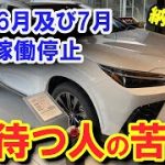 【また延びるのか…】トヨタ6月及び7月の工場稼働停止情報とレクサスNX納車待ちユーザーの感想