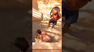 90 Days Built Underground Temple Tunnel and Water Slide Pool