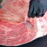 【肉磨きASMR】黒毛和牛の外モモをツルツルにするだけの動画