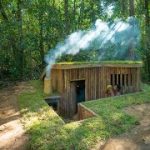 How To Build The Most Beautiful Underground Bamboo House by Ancient Skills, Solo Bushcraft