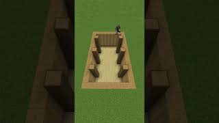 How to build a simple underground house in Minecraft #shorts