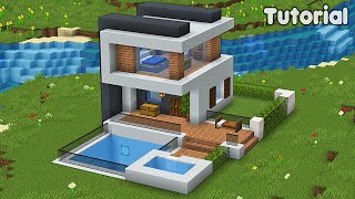 Minecraft Tutorial: How to Build a Modern Underground House – Easy #19
