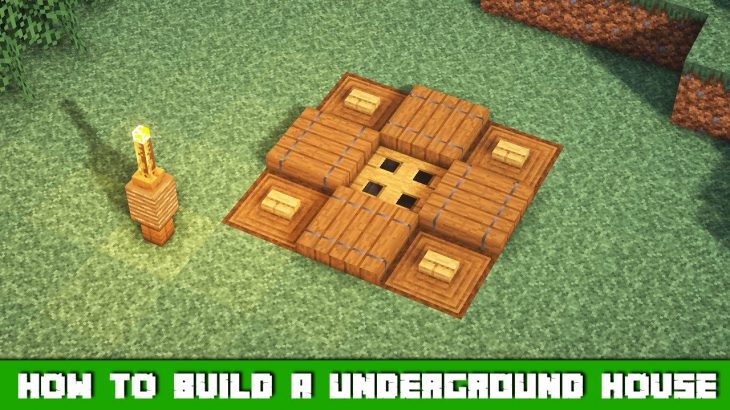 ⚒️ Minecraft: a 3×3 Day 1 Underground House | How to Build a Underground House