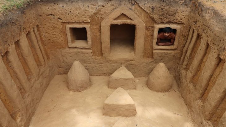 Mr Saveoun Update 9 Days Building Modern Underground Home and Swimming Pool With Simple Tool Part 1