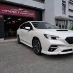 スバル レヴォーグSTI ４BA-VN5 クリスタルホワイトパール 磨き&完全無機質のクォーツ(親水性）&ウィンドウフィルム施工