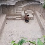 Unbelievable! Build Most Amazing Simple Underground Temple Living Of the Pool | Awami Numainda |