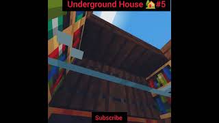 Underground House ?#5#shorts #short
