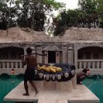 Build The Underground Temple & Swimming Pool with Calming Music & Relaxation – Architecture