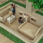Building The Most Creative Underground kitchen With Decoration Private Living Room