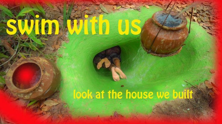 Building The Most Secret Temple Underground House With Water Slide To Underground Swimming Pools