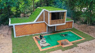 [ Full Video ] 25 Days Building The Most Amazing Underground Sky Point Villa and Swimming Pool