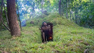 I Dig To Build The Most Beautiful Underground House, ManAncientWilderness