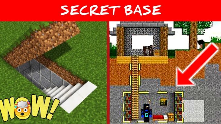 I MADE A SECRET UNDERGROUND HOUSE IN MINECRAFT