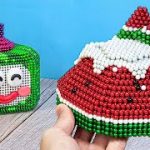 Magnetic Watermelon Desserts Jelly : Yummy & fresh Summer – Magnet Stop Motion Cooking & ASMR Video