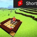 Minecraft Building Underground House 6x6x6 |#shorts