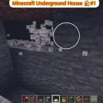 Minecraft Underground House ? Tutorial #1#shorts #short