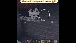 Minecraft Underground House ? Tutorial #1#shorts #short