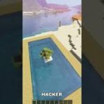 NOOB VS PRO VS HACKER SWIMMING POOL #SHORTS
