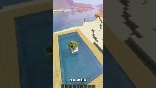 NOOB VS PRO VS HACKER SWIMMING POOL #SHORTS