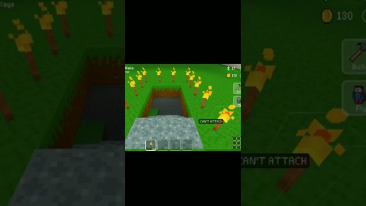 block craft 3D game play underground house