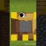 minecraft building tutorial underground house 5×5 #shorts #ytshorts #minecraft
