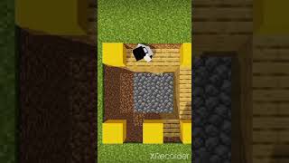 minecraft building tutorial underground house 5×5 #shorts #ytshorts #minecraft