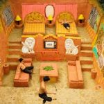 100 Days Build Underground House With Large Bed And Modern Underground Swimming Pool