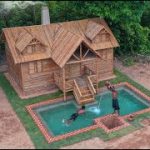 Building Craft Swimming Pool With Private Underground Secret Living Room
