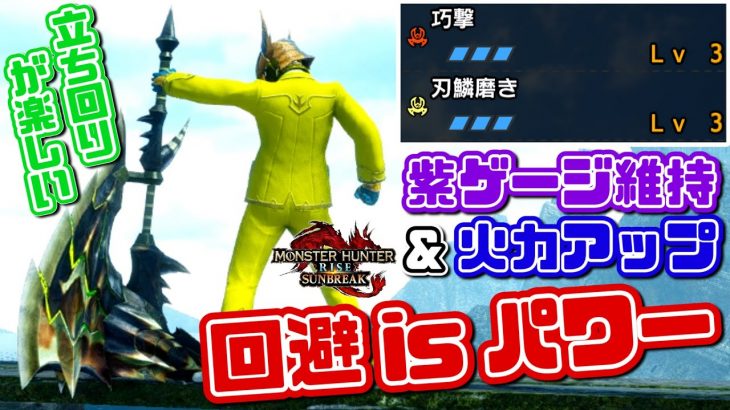 【MHRise実況】『巧撃』×『刃鱗磨き』回避ハンマーとか楽しいに決まっとる！【サンブレイク】