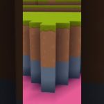 Made Heart shape underground House in Minecraft #shorts