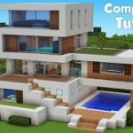 Minecraft Tutorial: how to build a modern underground house #easy