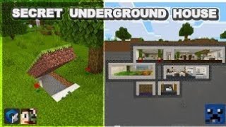 Minecraft underground house secret epic gamer