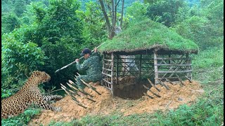 Solo Bushcraft Full Video 60 Days Making Underground House Alone Surviving In The Wild