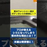 実はウォッシャー液が車のシミの原因に！？プロが教える根本的な理由とは！#洗車 #洗車の仕方 #carwash #shorts #ウォッシャー液 #ウォータースポット